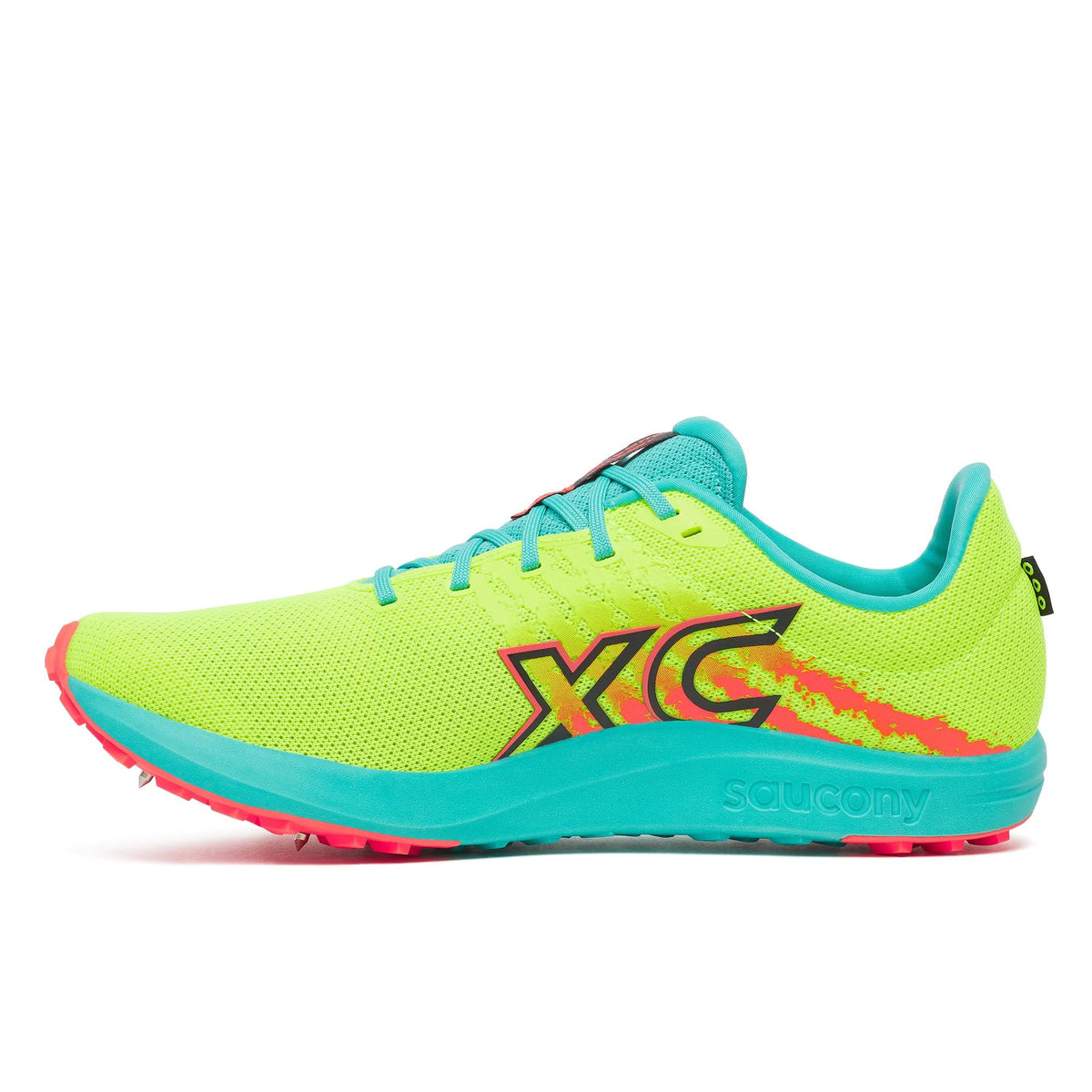 Unisex Saucony Killkenny XC 10 Spike CITRON | MUTANT - opposite side profile