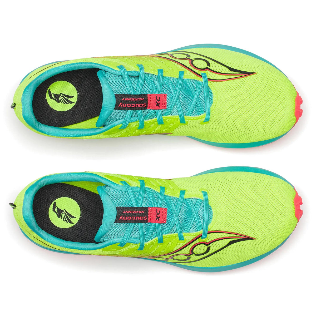 Unisex Saucony Killkenny XC 10 Spike CITRON | MUTANT - top down view