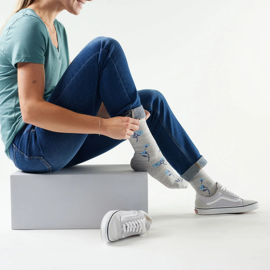 Women's Smartwool Everyday Garden Gala Crew Socks