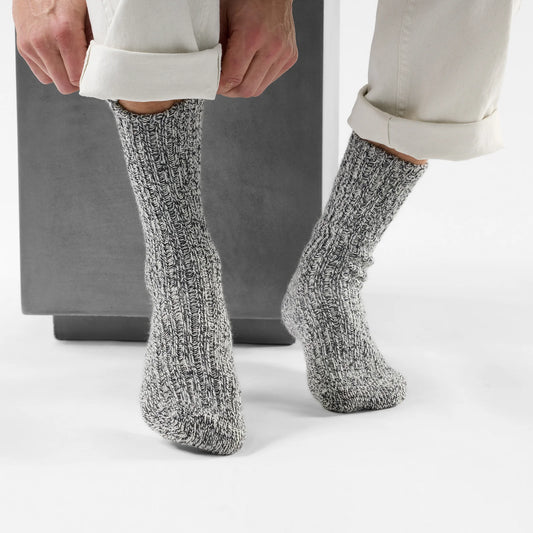 Unisex Smartwool Everyday Cozy Heritage Rib Crew Socks