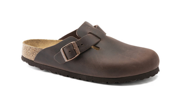 Unisex Birkenstock Natural Leather Oiled Natural Cork Boston BS Clog