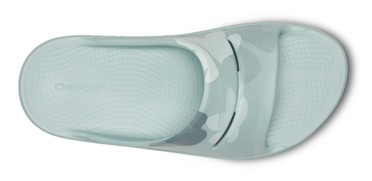 Oofos Unisex OOahh Limited Slide (Mist Breeze)