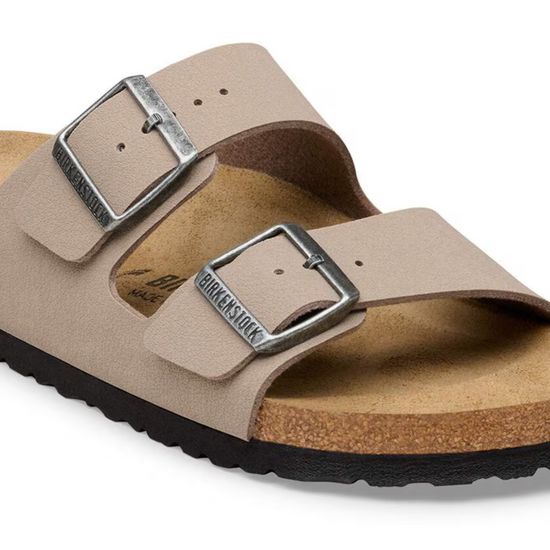 Birkenstock Arizona Birko-Flor Birkibu / Neutral Cork (BS) Sandal - Image 1