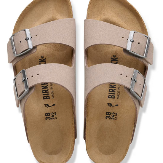Birkenstock Arizona Birko-Flor Birkibu / Neutral Cork (BS) Sandal - Image 2