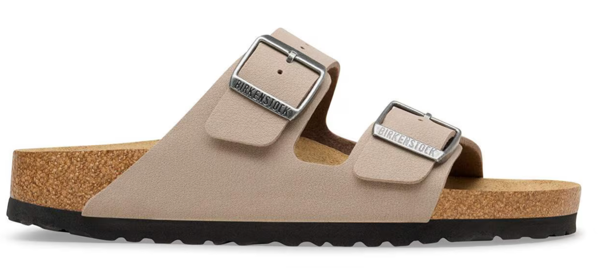 Birkenstock Arizona Birko-Flor Birkibu / Neutral Cork (BS) Sandal - Image 3