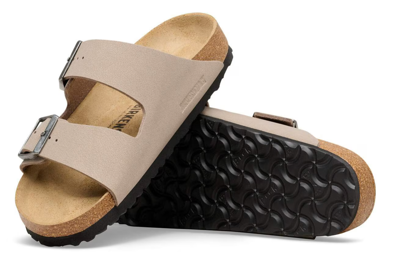 Birkenstock Arizona Birko-Flor Birkibu / Neutral Cork (BS) Sandal - Image 4