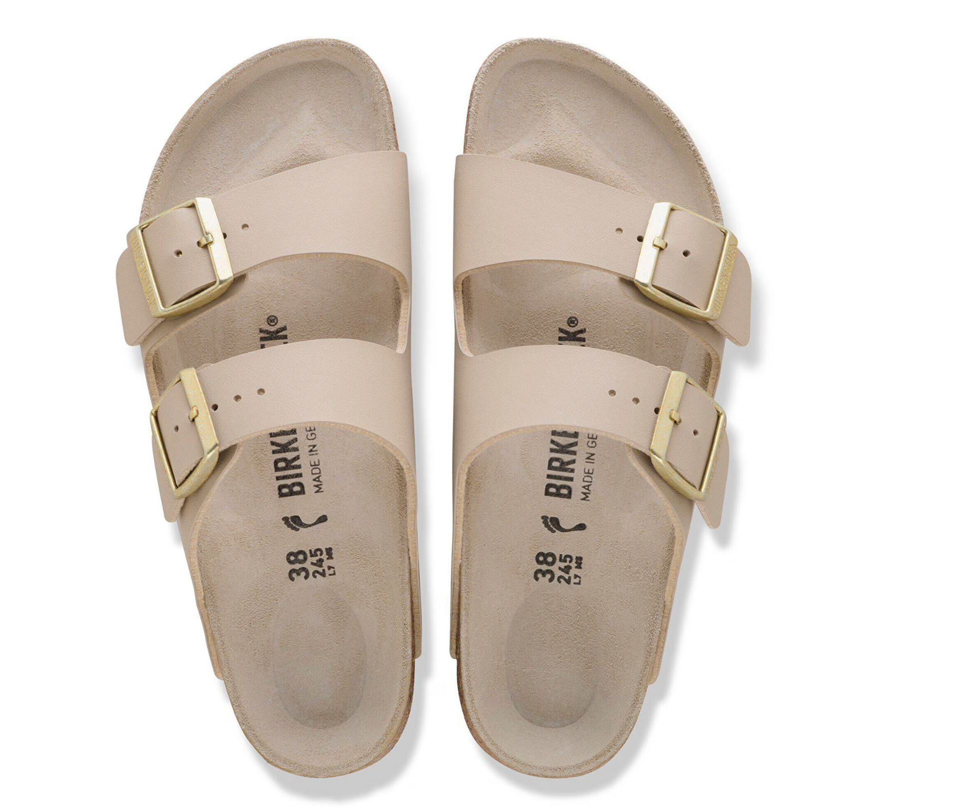 Birkenstock Arizona Birko-Flor / Neutral Cork (BS) Sandal - Image 4