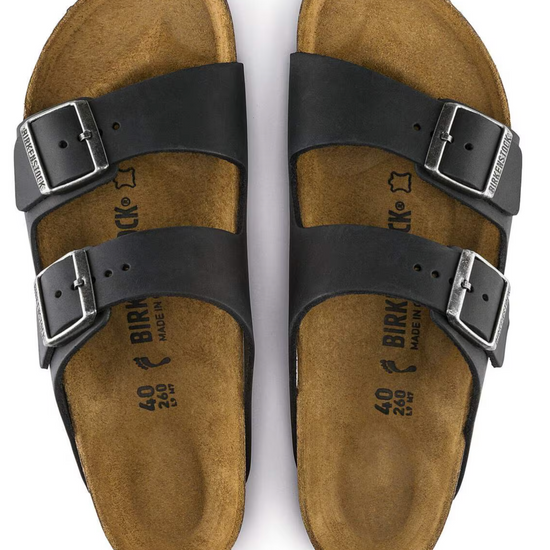 Birkenstock Arizona Natural Leather Oiled / Neutral Cork (BS) Sandal - Image 2