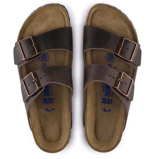 Birkenstock Arizona Natural Leather Oiled / Soft Footbed (BS) Sandal - Image 12