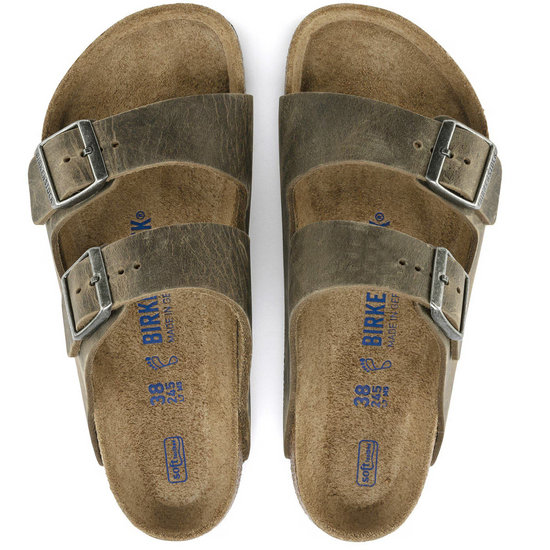 Birkenstock Arizona Natural Leather Oiled / Soft Footbed (BS) Sandal - Image 15