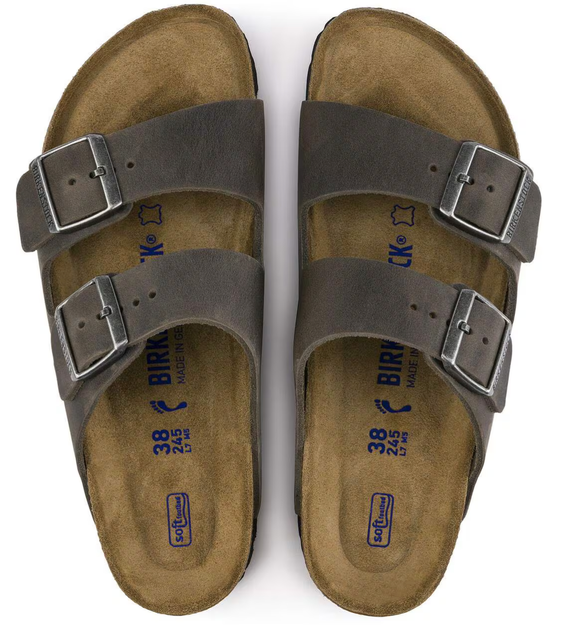 Birkenstock Arizona Natural Leather Oiled / Soft Footbed (BS) Sandal - Image 2