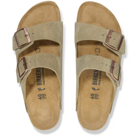 Birkenstock Arizona Suede Leather / Neutral Cork (BS) Sandal - Image 2