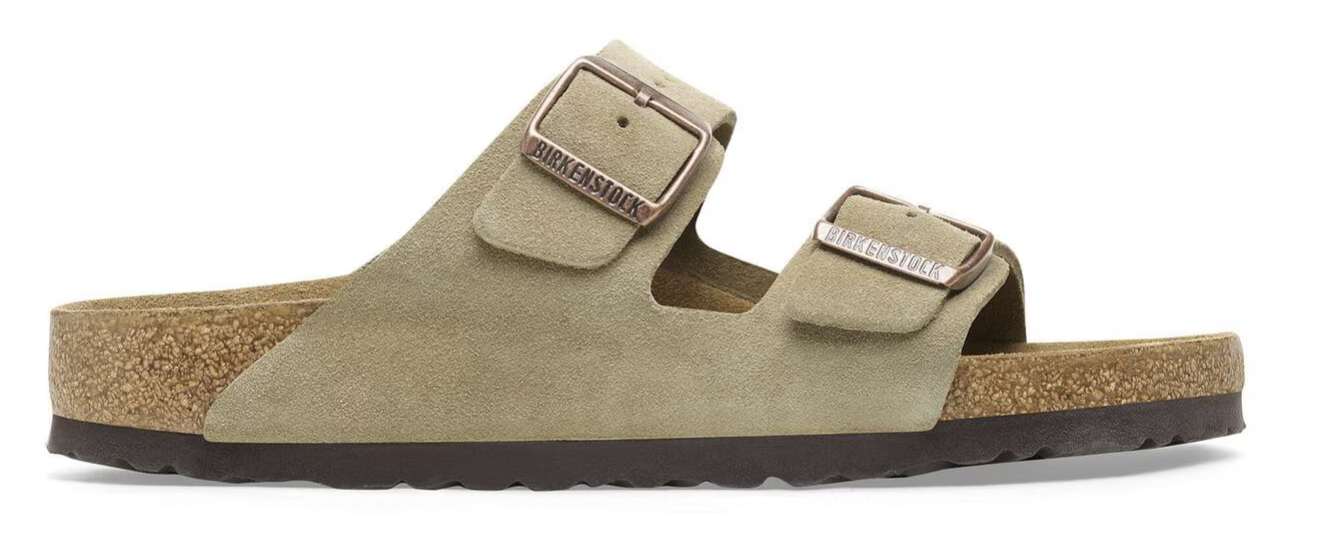 Birkenstock Arizona Suede Leather / Neutral Cork (BS) Sandal - Image 3
