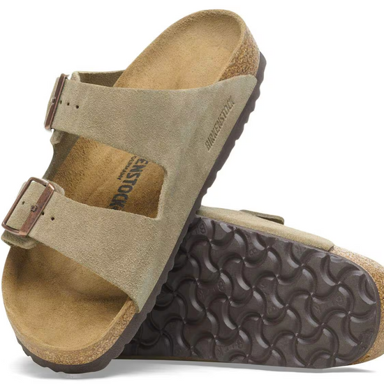 Birkenstock Arizona Suede Leather / Neutral Cork (BS) Sandal - Image 4