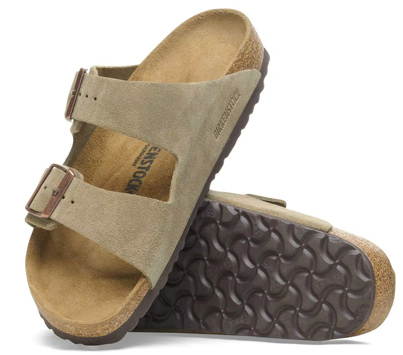 Birkenstock Arizona Suede Leather / Neutral Cork (BS) Sandal - Image 4