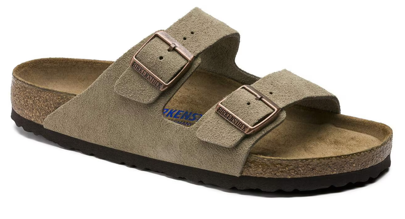 Birkenstock Arizona Suede Leather / Soft Footbed (BS) Sandal - Image 1