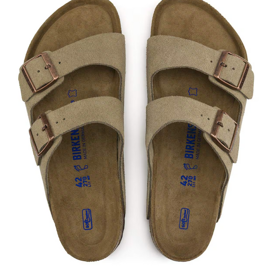 Birkenstock Arizona Suede Leather / Soft Footbed (BS) Sandal - Image 3