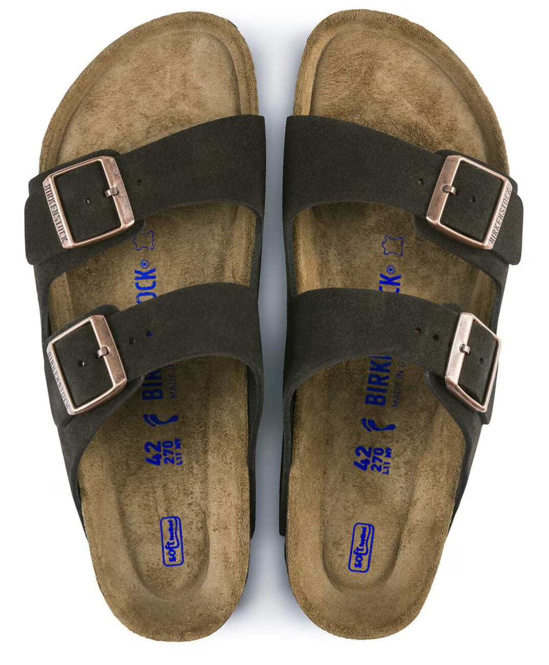 Birkenstock Arizona Suede Leather / Soft Footbed (BS) Sandal - Image 7