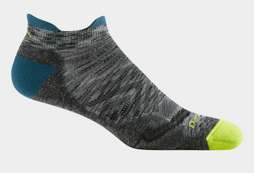 Men's Darn Tough Run No Show Tab Cushioned Ultra-Lightweight Running Socks - Image 1