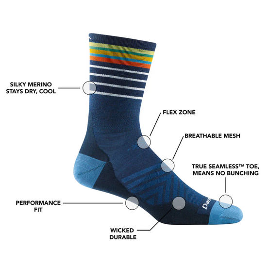 Men's Darn Tough Stride Micro Crew Ultra-Lightweight Running Socks - Image 2