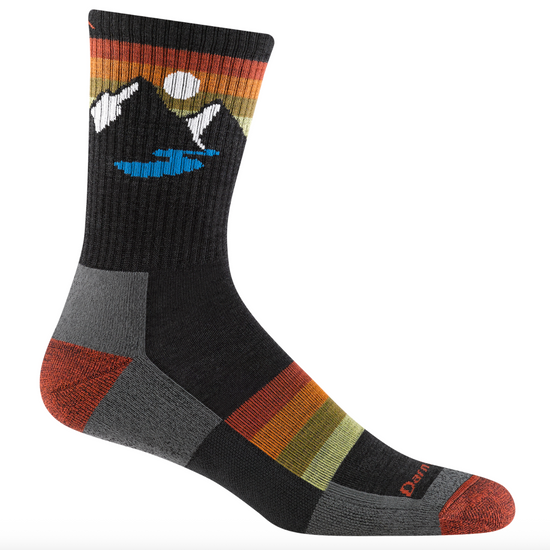Men's Darn Tough Sunset Ridge Micro Crew Lightweight Hiking Socks