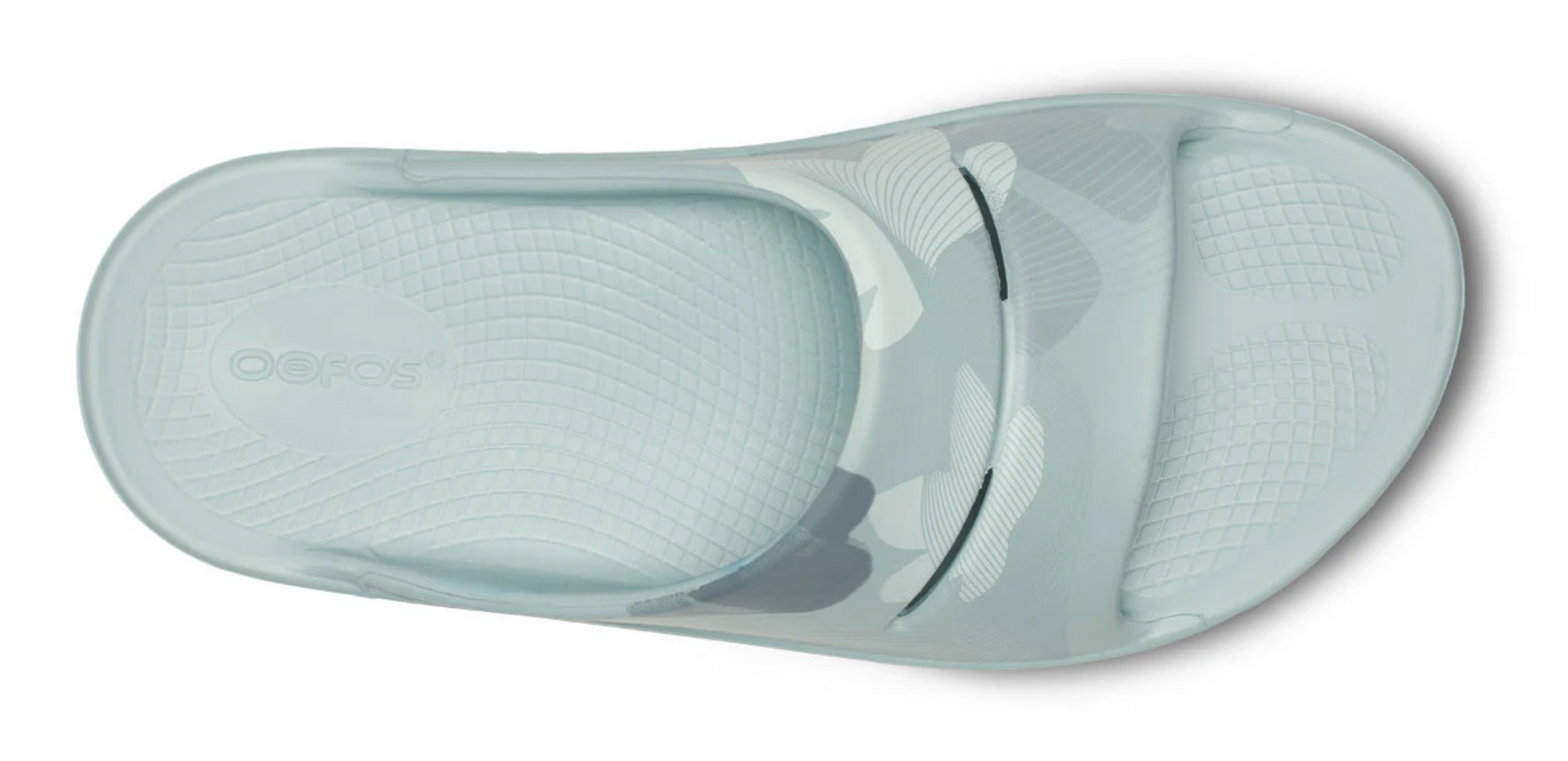 Oofos Unisex OOahh Limited Slide (Mist Breeze) - Image 2