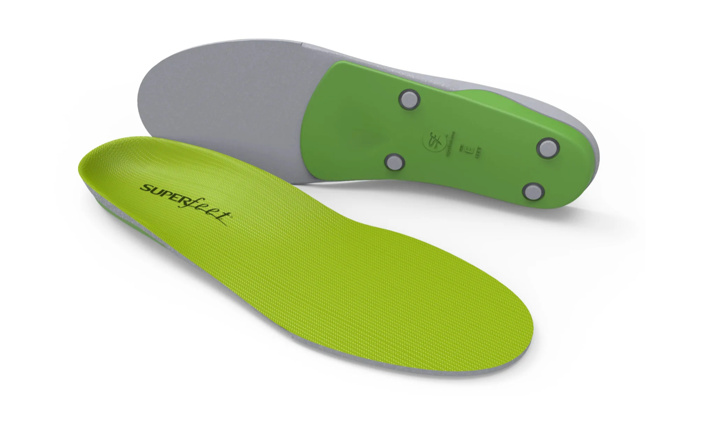 Superfeet Support High Arch Insoles - All Purpose - Green - Image 1