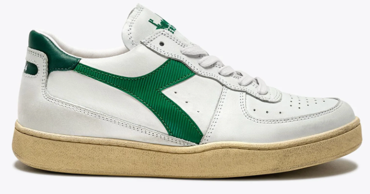 Unisex Diadora MI Basket Low Heritage Shoe - Image 3