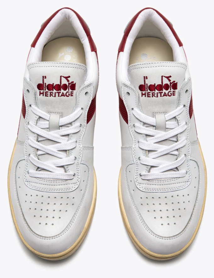 Unisex Diadora MI Basket Low Heritage Shoe - Image 5