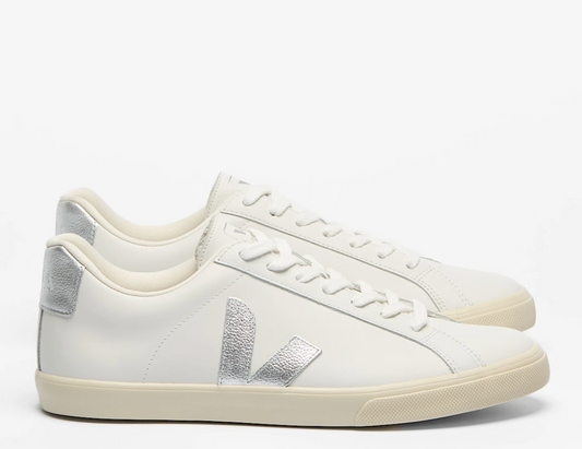 Unisex Veja Esplar Logo Leather Shoes - Image 1