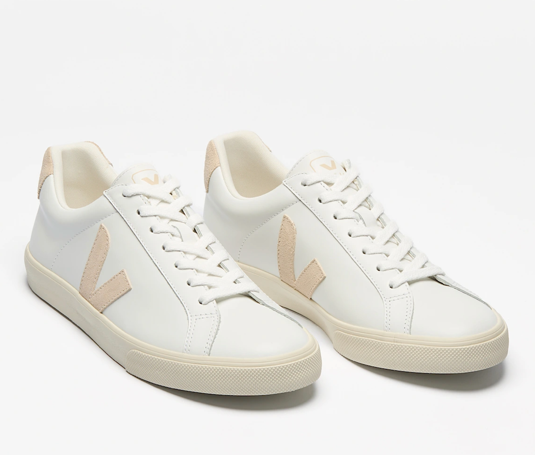 Unisex Veja Esplar Logo Leather Shoes - Image 4