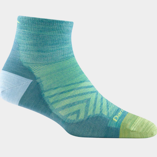 Women's Darn Tough Run Quarter Ultra-Lightweight Running Socks - Image 1