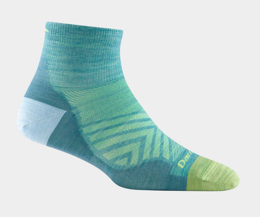 Women's Darn Tough Run Quarter Ultra-Lightweight Running Socks - Image 1
