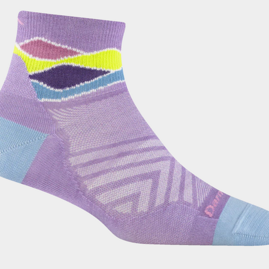 Women's Darn Tough Run Quarter Ultra-Lightweight Running Socks - Image 2