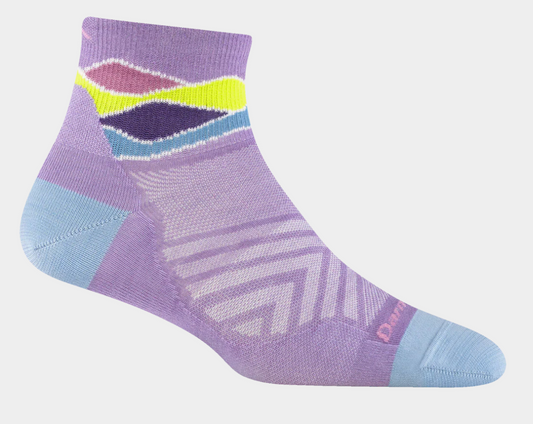 Women's Darn Tough Run Quarter Ultra-Lightweight Running Socks - Image 2