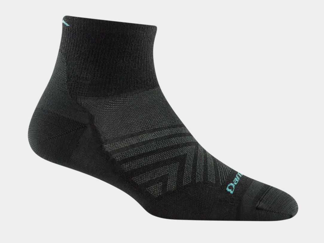 Women's Darn Tough Run Quarter Ultra-Lightweight Running Socks - Image 3